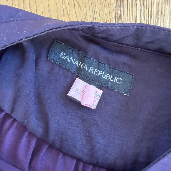 Banana Republic Deep Purple Sleeveless Blouse - Picture 7 of 10